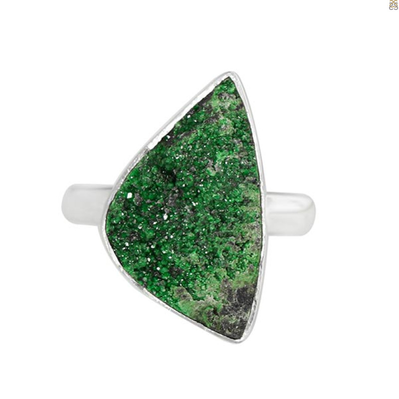 Uvarovite Ring-R-Size-7 UVR-2-85