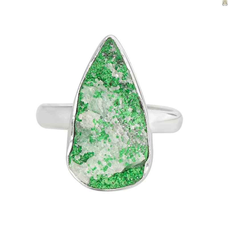 Uvarovite Ring-R-Size-8 UVR-2-88