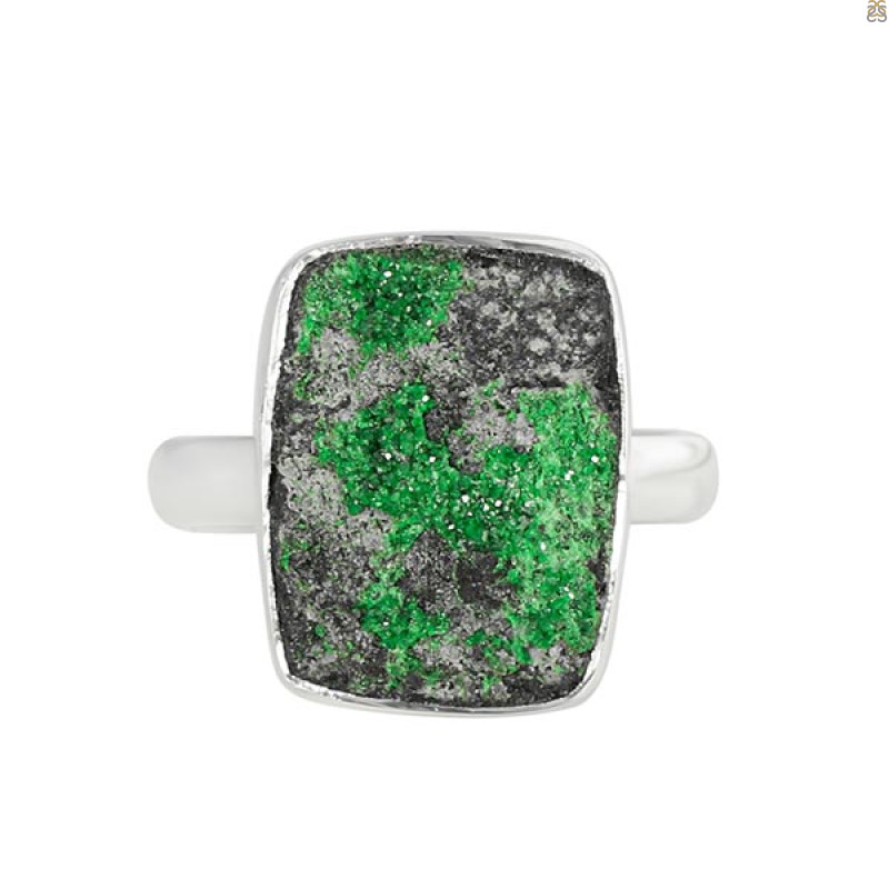 Uvarovite Ring-R-Size-8 UVR-2-91