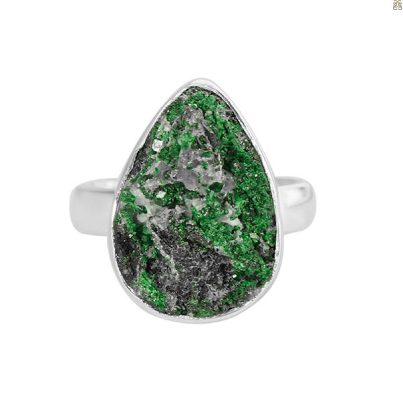 Uvarovite Ring-R-Size-7 UVR-2-94
