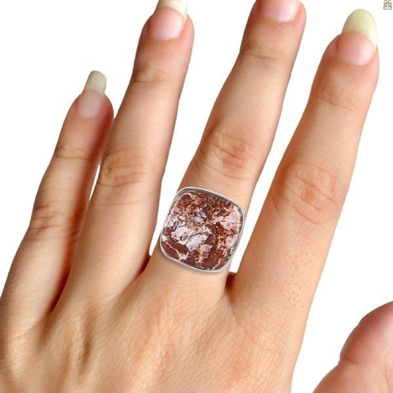 Wild Horse Jasper Adjustable Ring-ADJ-R WOJ-2-83
