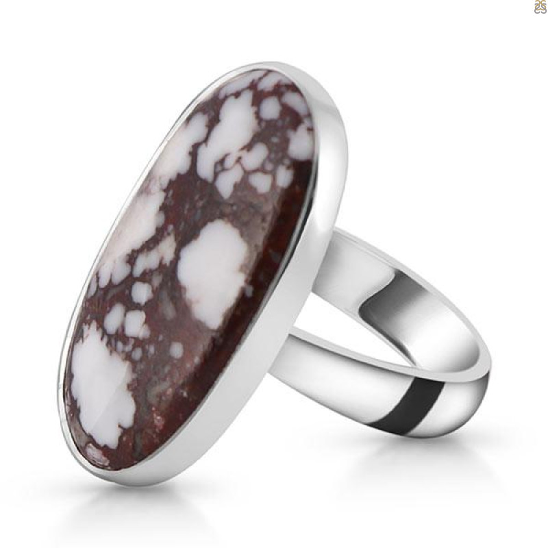 Wild Horse Jasper Adjustable Ring-ADJ-R WOJ-2-94