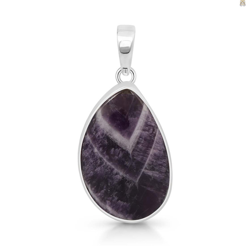 Amethyst Lace Agate Pendant-SP ALA-1-25