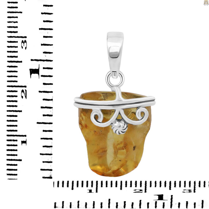 Amber Pendant-SP AMB-1-155