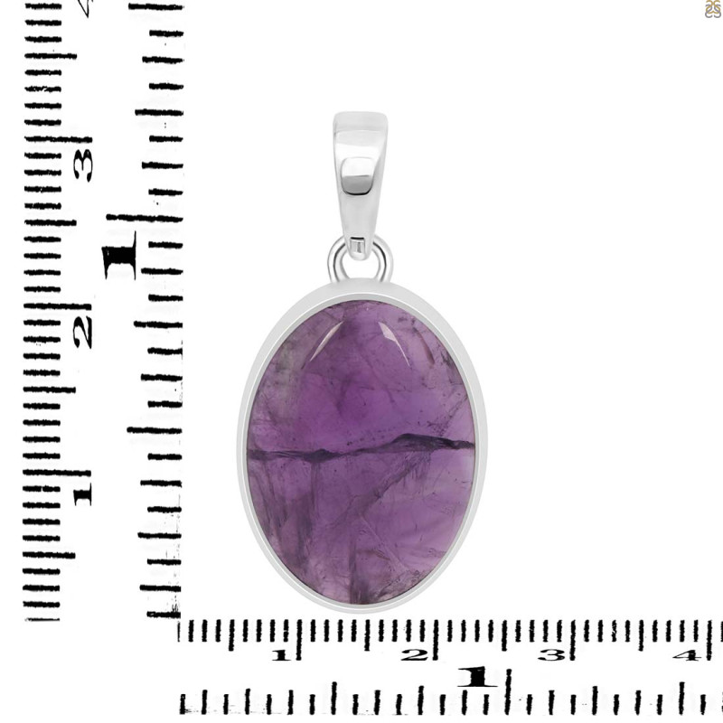 Amethyst Pendant-SP AMT-1-115