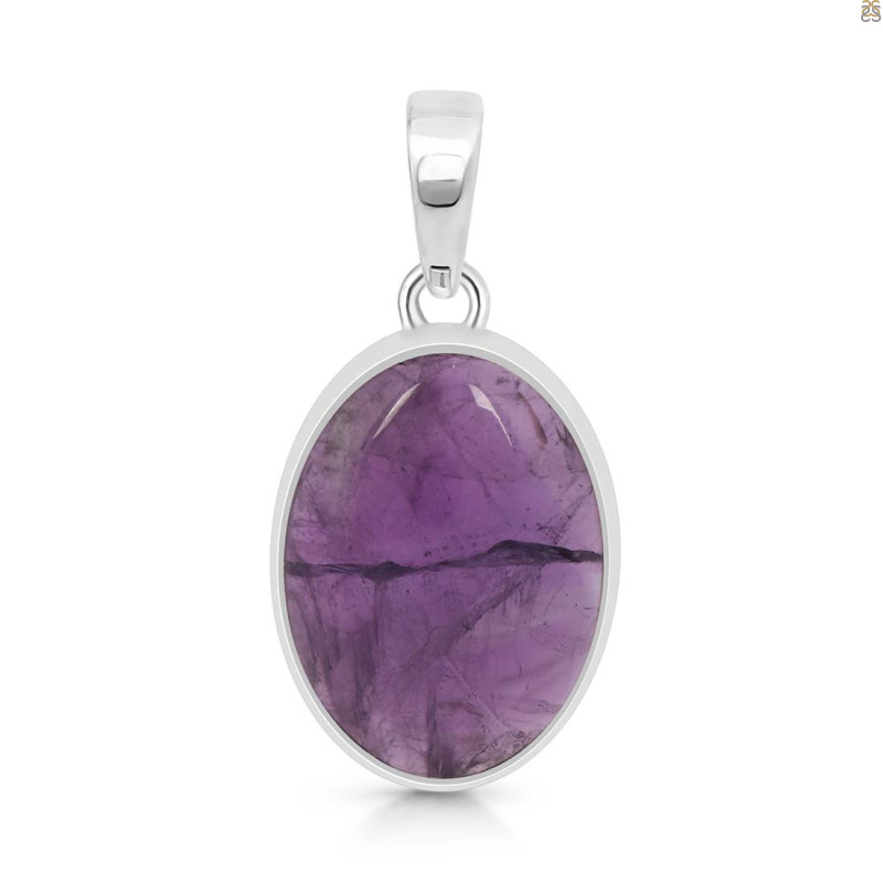 Amethyst Pendant-SP AMT-1-115