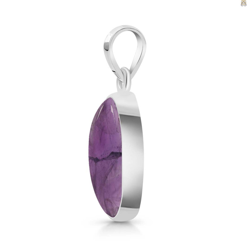 Amethyst Pendant-SP AMT-1-115
