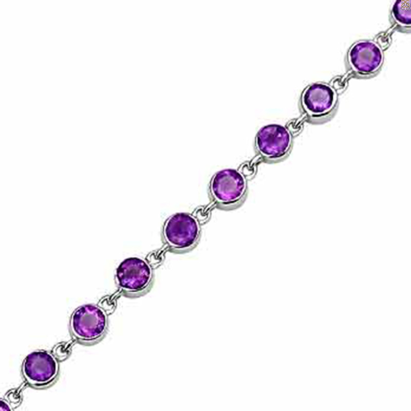 Amethyst Bracelet AMT-RDB-116-CUT.