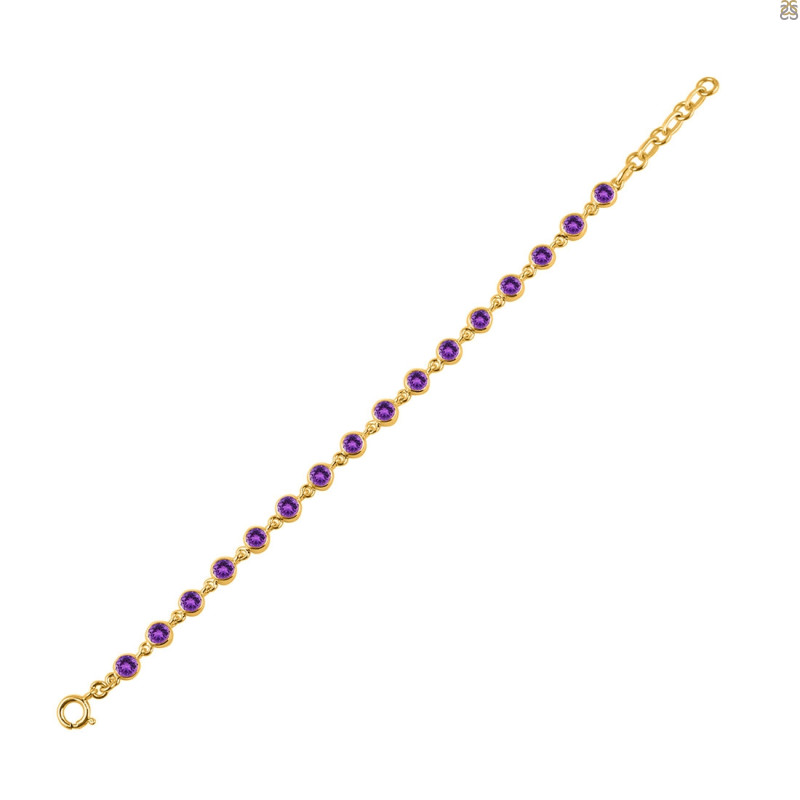 Amethyst Bracelet AMT-RDB-118-CUT.