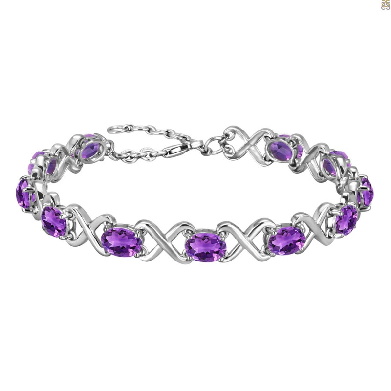 Amethyst Bracelet AMT-RDB-1-A.