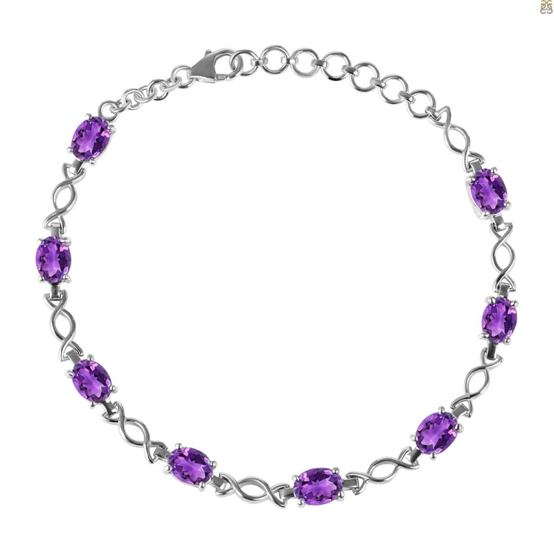 Amethyst Bracelet AMT-RDB-3-A.
