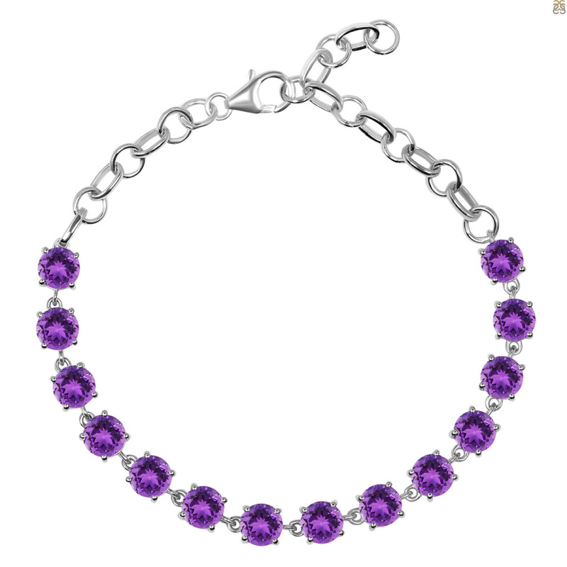 Amethyst Bracelet AMT-RDB-73-CUT.