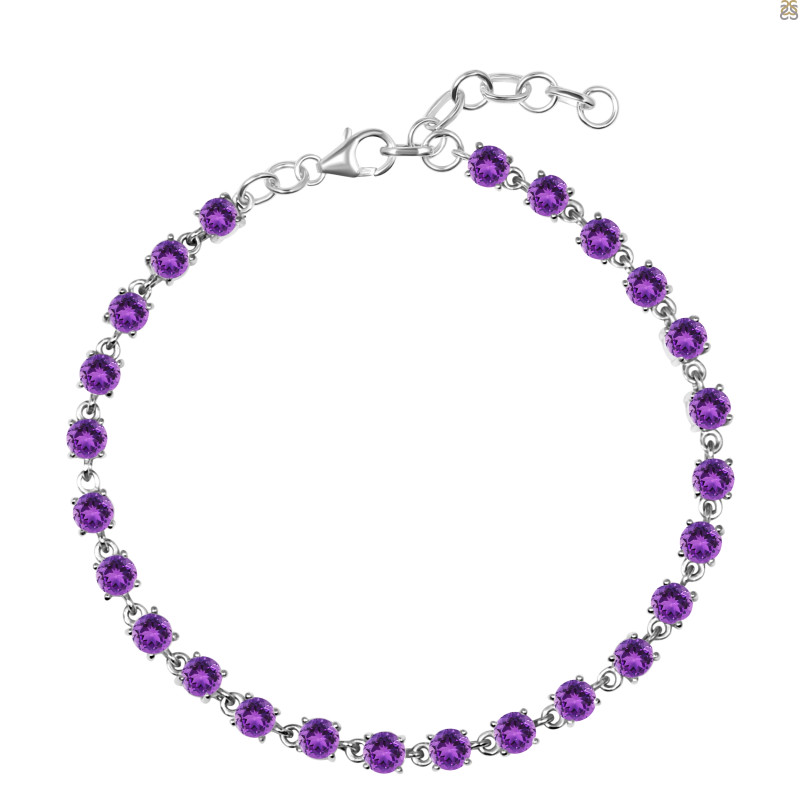 Amethyst Bracelet AMT-RDB-75-CUT.
