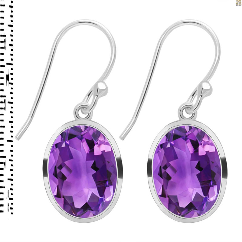 Amethyst Earring AMT-RDE-1246.