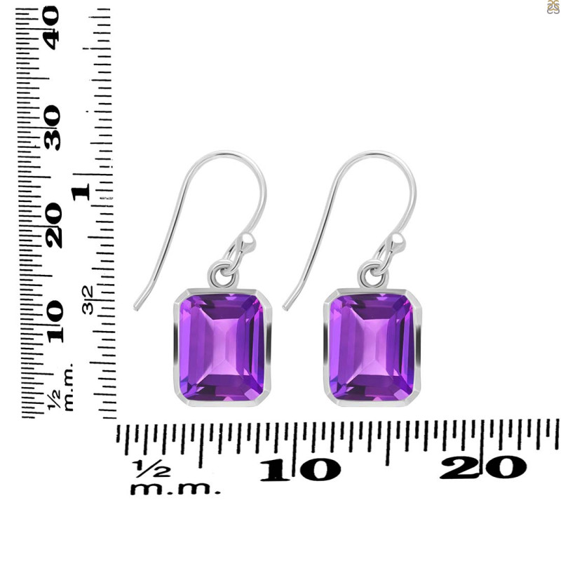 Amethyst Earring AMT-RDE-1250.