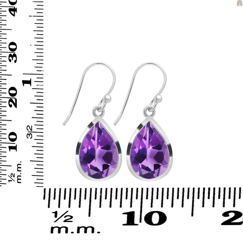 Amethyst Earring AMT-RDE-1252.