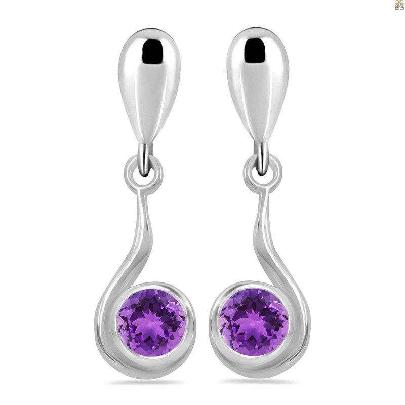Amethyst Earring AMT-RDE-18.