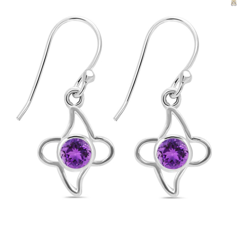 Amethyst Earring AMT-RDE-20.