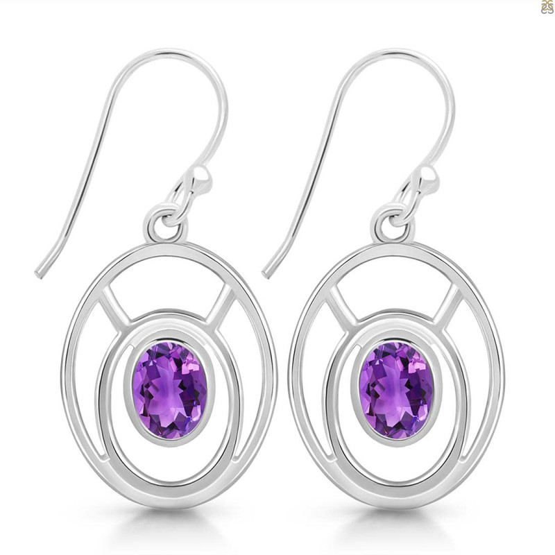 Amethyst Earring AMT-RDE-264.
