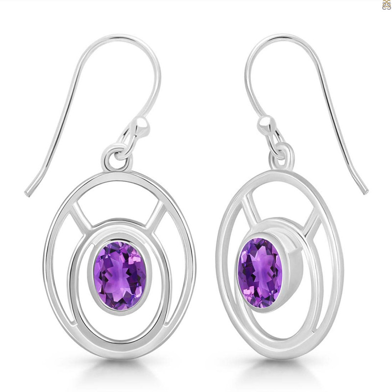 Amethyst Earring