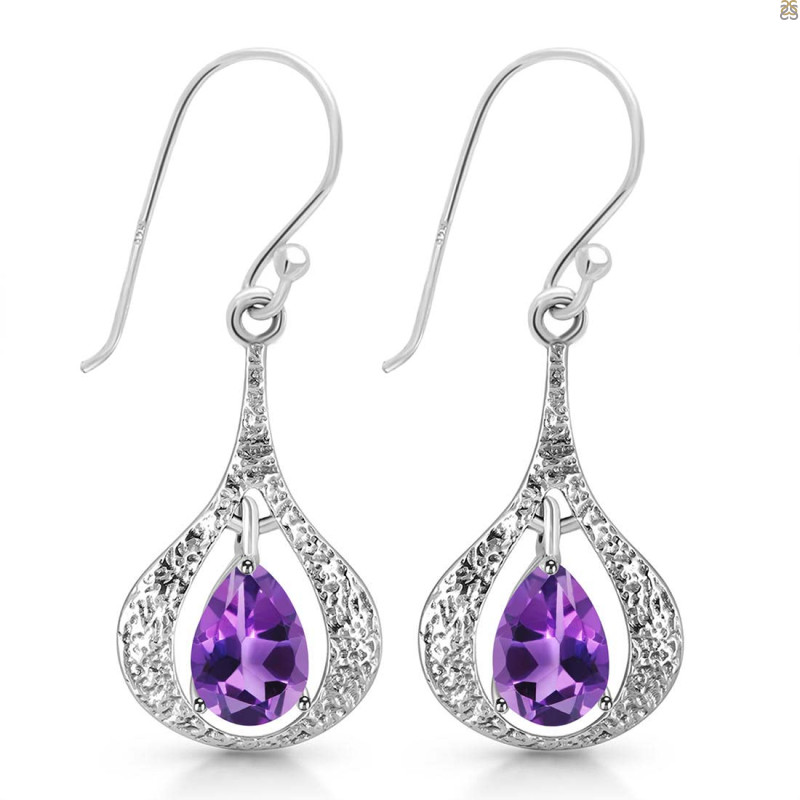 Amethyst Earring AMT-RDE-38.
