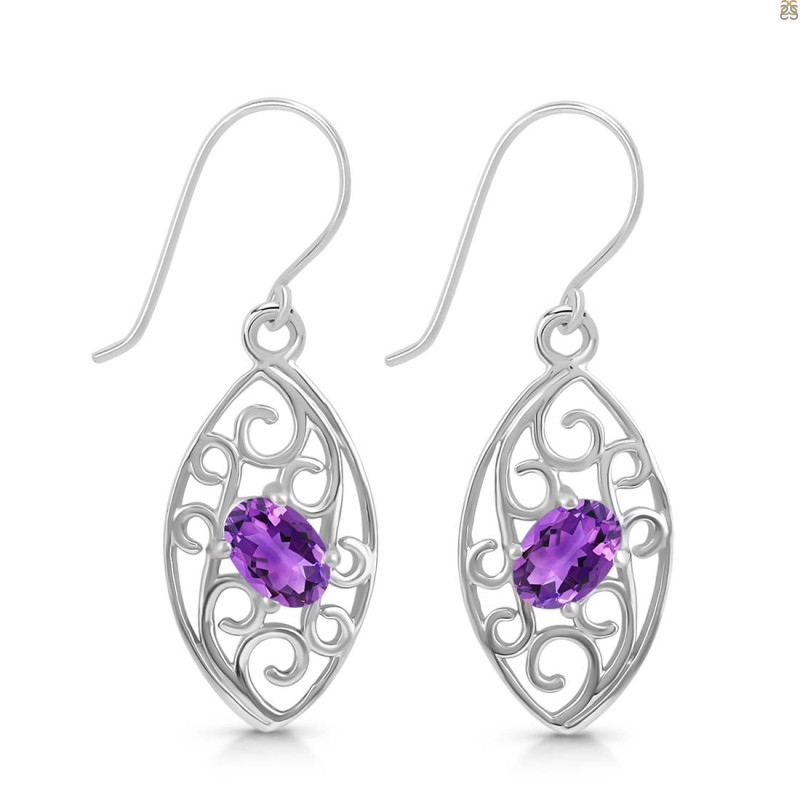 Amethyst Earring