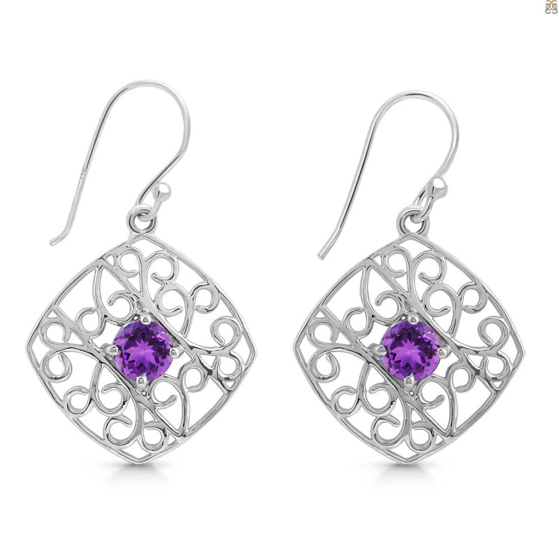 Amethyst Earring