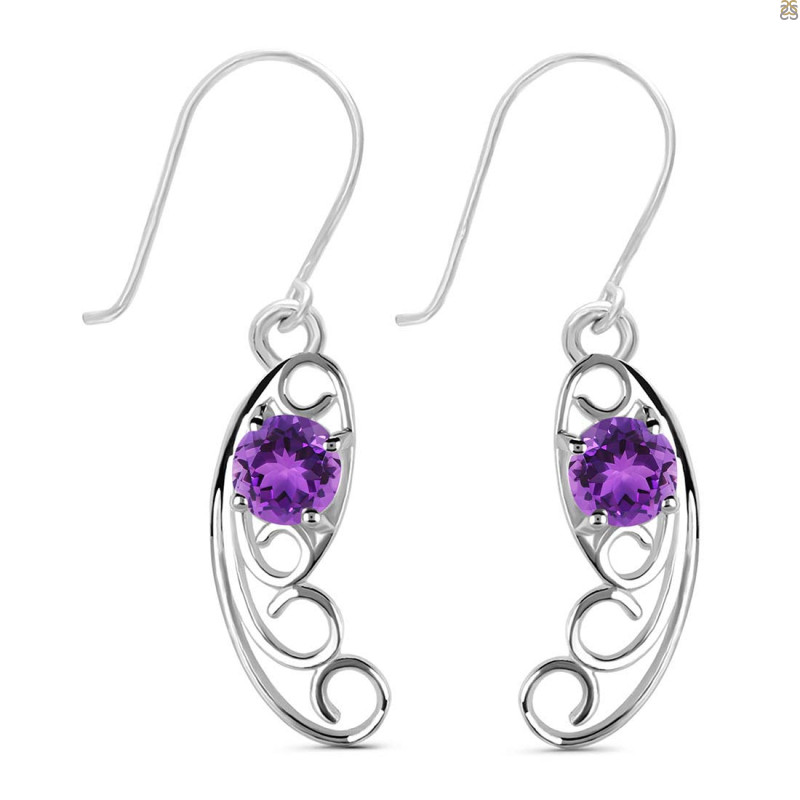 Amethyst Earring AMT-RDE-46.