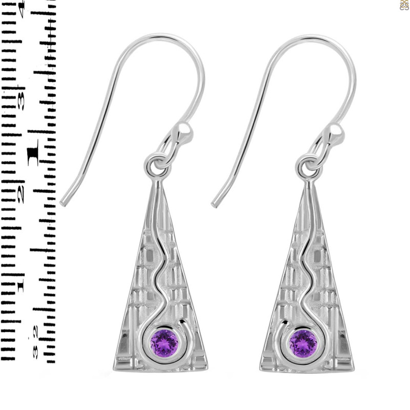 Amethyst Earring AMT-RDE-647.