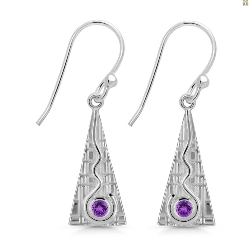 Amethyst Earring AMT-RDE-647.