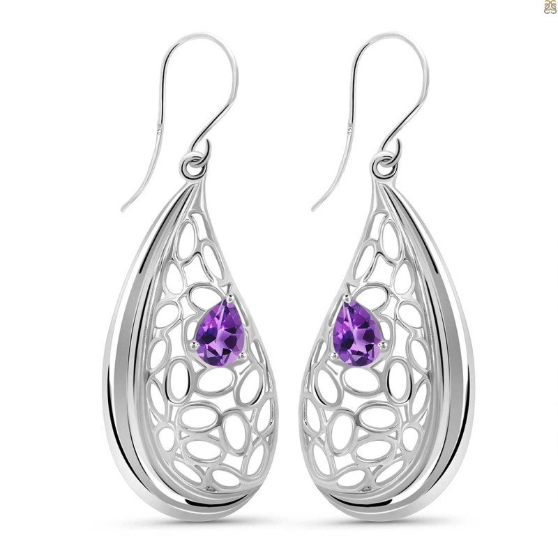 Amethyst Earring AMT-RDE-66.