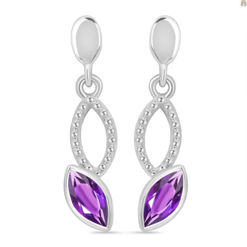 Amethyst Earring AMT-RDE-70.