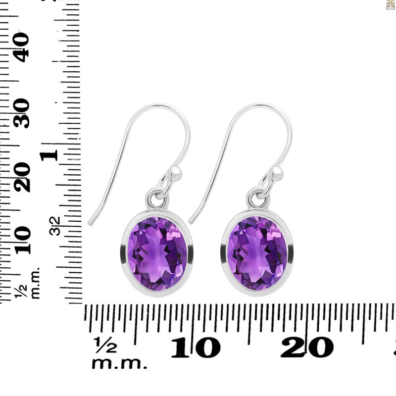 Amethyst Earring AMT-RDE-708.