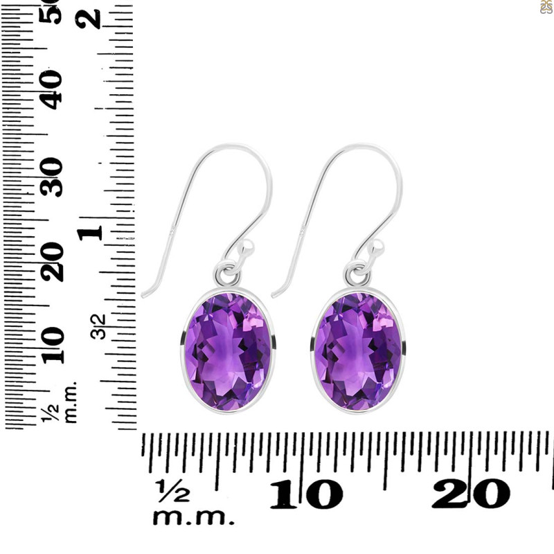 Amethyst Earring AMT-RDE-709.