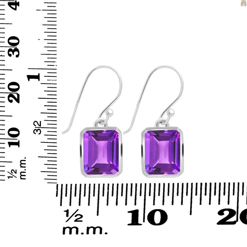 Amethyst Earring AMT-RDE-711.