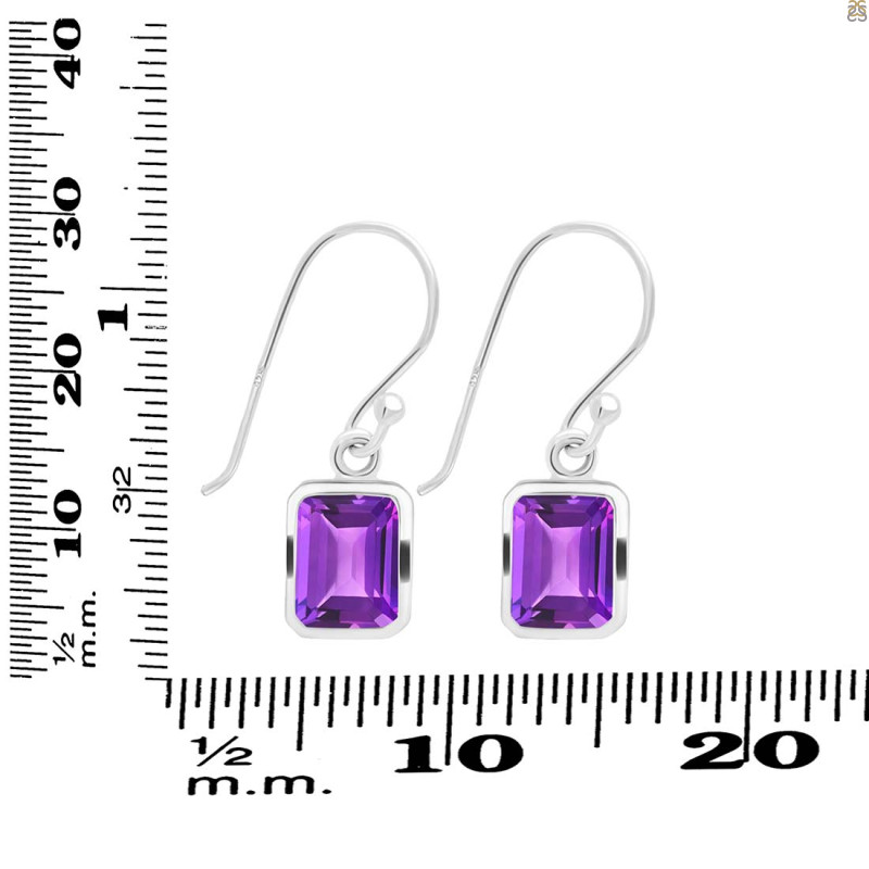 Amethyst Earring AMT-RDE-712.