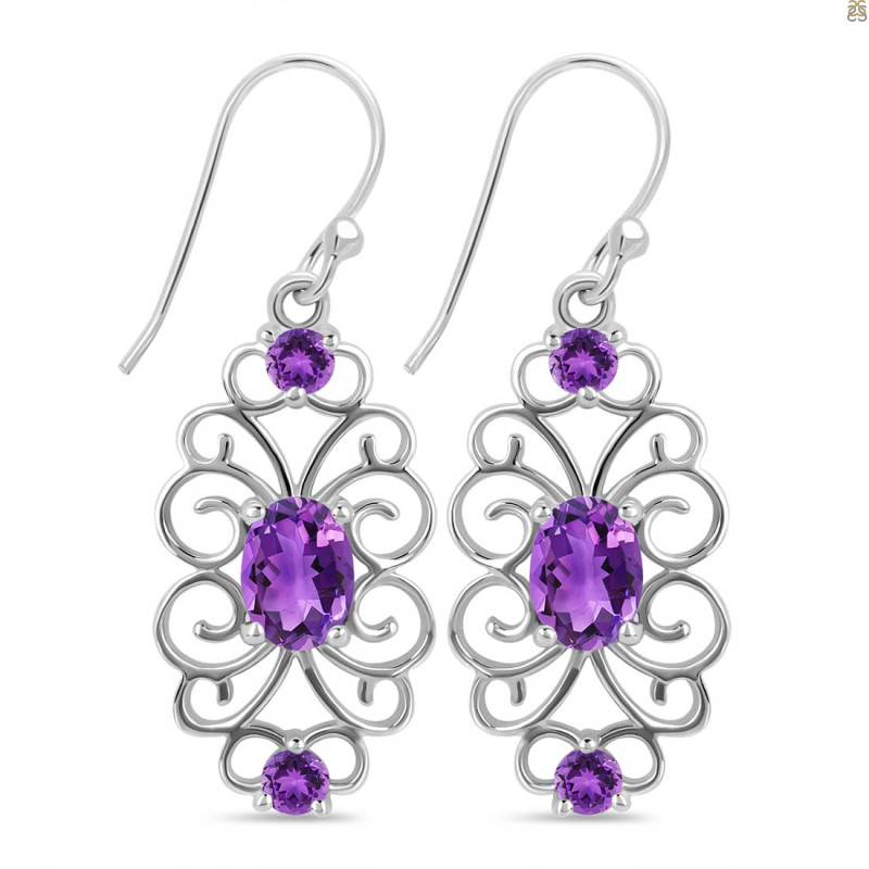 Amethyst Earring