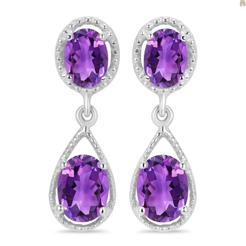 Amethyst Earring AMT-RDE-73.