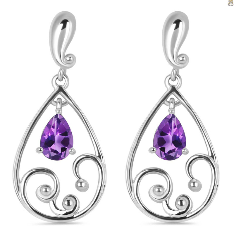 Amethyst Earring AMT-RDE-76.