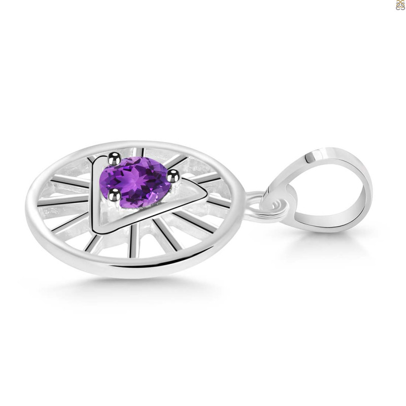 Amethyst Illuminati Pendant AMT-RDEP-881.
