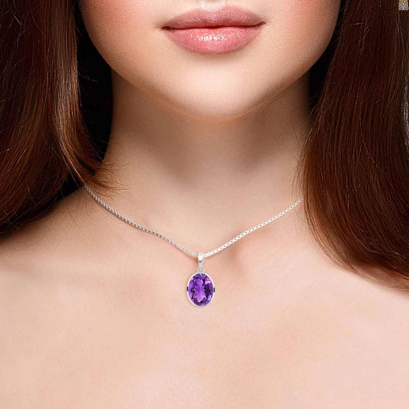 Amethyst Pendant AMT-RDP-458.