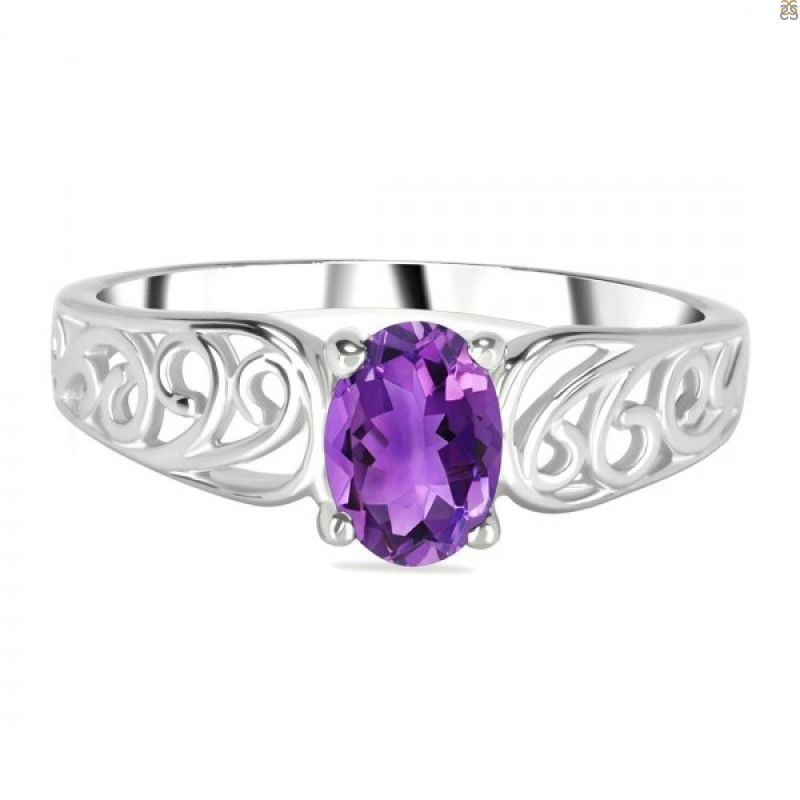 Amethyst Ring AMT-RDR-10.