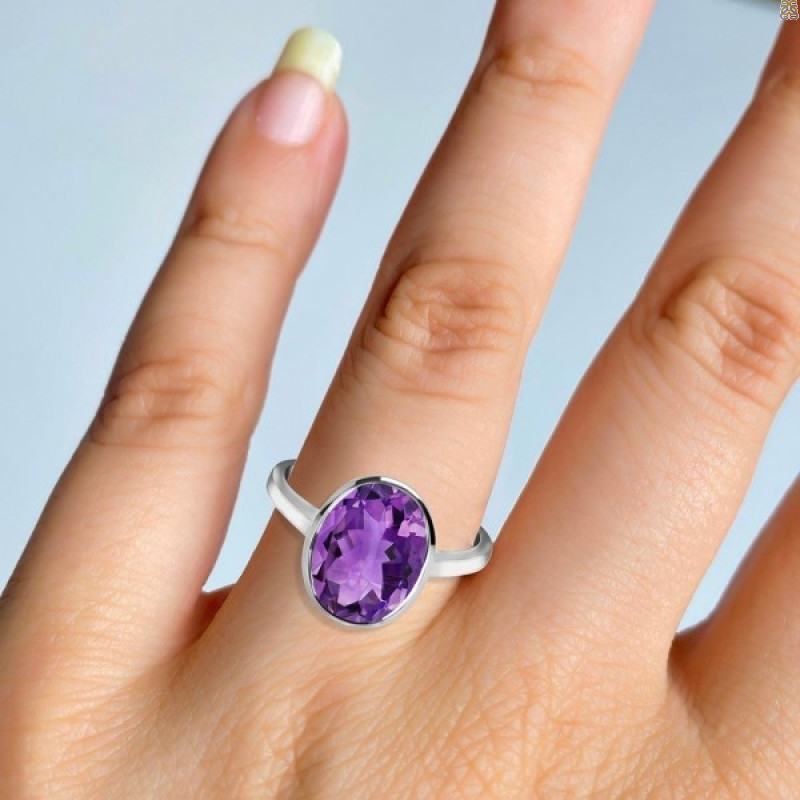 Amethyst Ring AMT-RDR-1806.