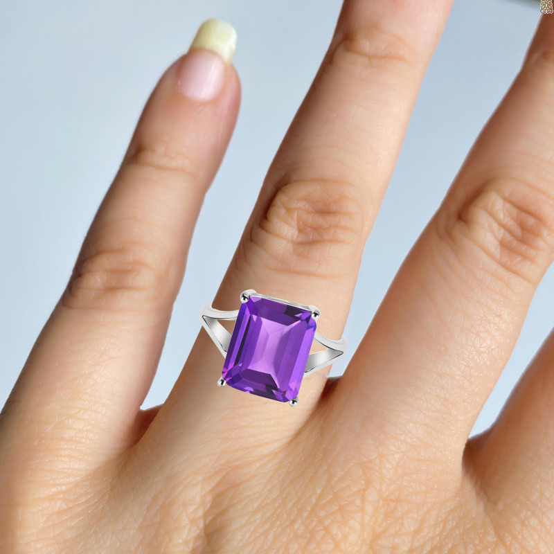 Amethyst Ring AMT-RDR-2118.