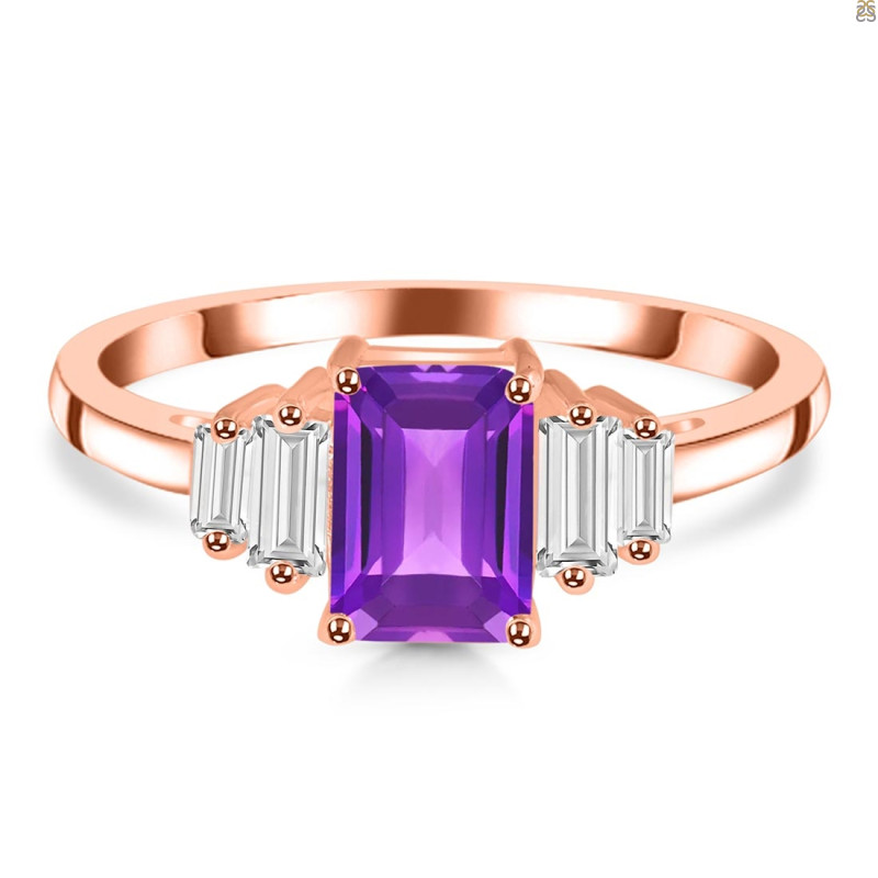 Amethyst & White Topaz AMT-RDR-2249.