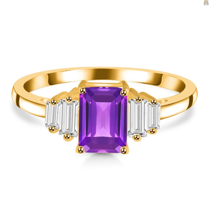 Amethyst & White Topaz AMT-RDR-2249.
