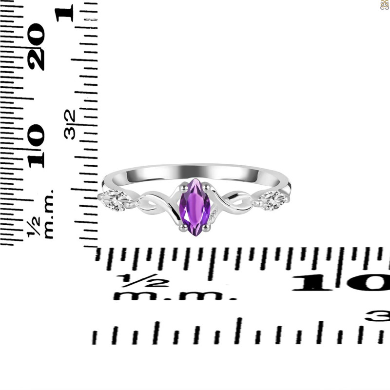 Amethyst Ring AMT-RDR-2663.