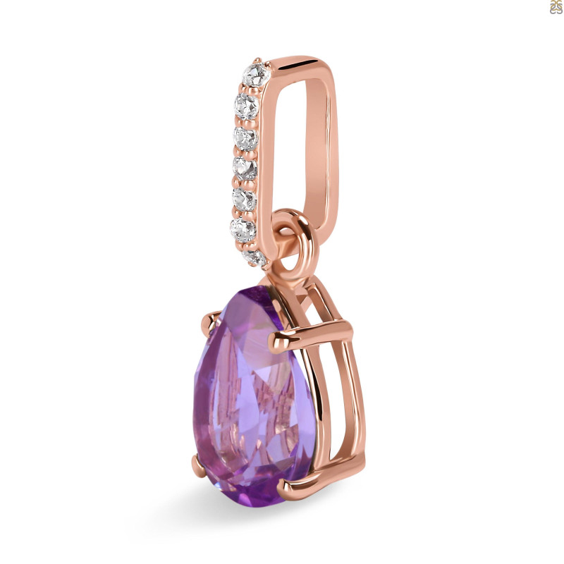 Amethyst & White Topaz Pendant AMT-RP-76.