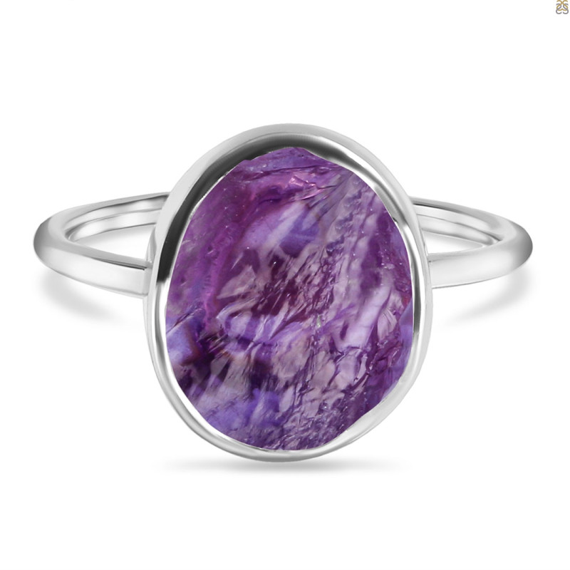 Amethyst Raw Crystal Ring AMT-RR-345.