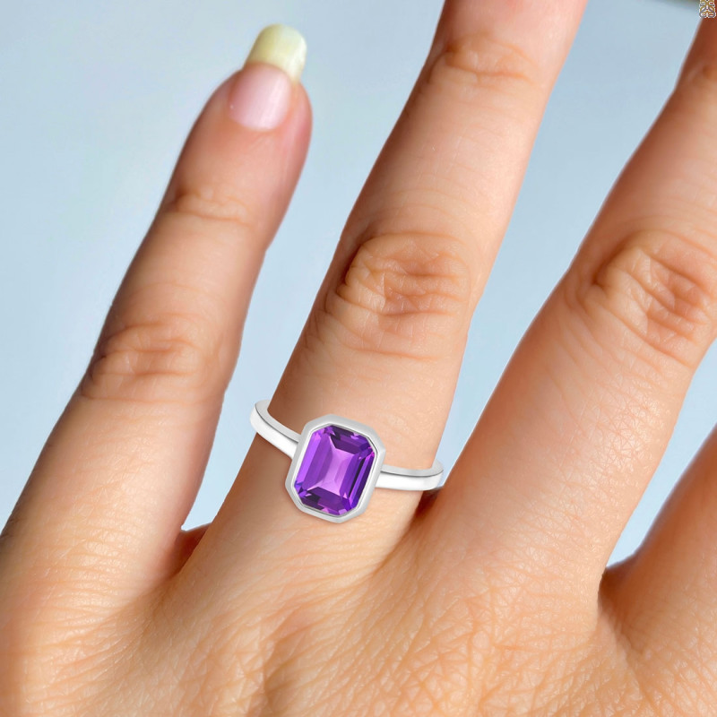 Amethyst Ring AMT-RDR-1903.